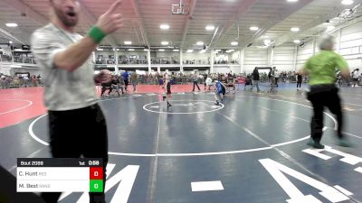 60 lbs Consi Of 16 #1 - Chase Hunt, Red Roots WC vs Mikah Best, Randolph VT