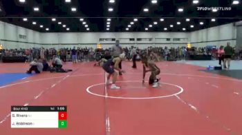 138 lbs Prelims - Giovanni Rivera, NJ vs Jaydon Robinson, IL