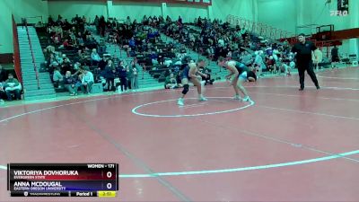 171 lbs Semifinal - Anna McDougal, Eastern Oregon University vs Viktoriya Dovhoruka, Evergreen State