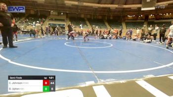 85 lbs Semifinal - Cooper Johnson, Powerhouse Elite 12u vs Brackton Upton, Keystone Wrestling Club