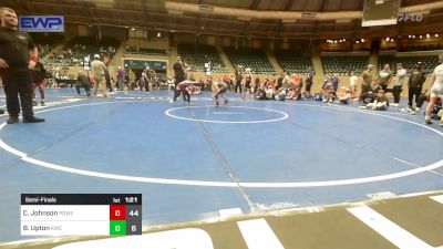 85 lbs Semifinal - Cooper Johnson, Powerhouse Elite 12u vs Brackton Upton, Keystone Wrestling Club