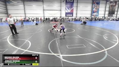 72 lbs Rd# 8- 12:30pm Saturday Final Pool - Jordan Skodak, Team Michigan vs Brooks Gilson, NCWAY National Team