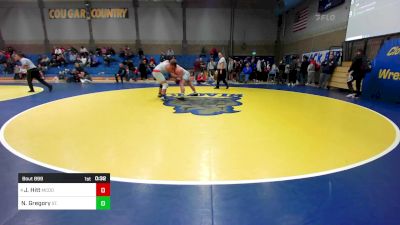 288 lbs 3rd Place - Jayce Hitt, McDonald County (MO) vs Nate Gregory, St. Edward (OH)