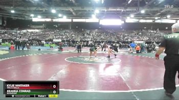 126 lbs 1st Place Match - Kylie Whitaker, Walla Walla vs Keanna Conrad, Blackfoot