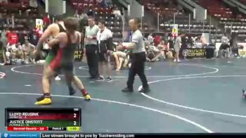 195 lbs Round 3 (6 Team) - Lloyd Reusink, Romeo WC vs Justice Onstott, MI Pitbulls