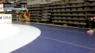 Intermediate Boys - 77 lbs Cons. Round 5 - Michael Carrera, Central Catholic Wrestling Club vs Troy Redman, Blood Run'th Orange Wrestling Club