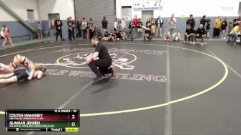 92 lbs Quarterfinal - Colten Mahoney, Mid Valley Wrestling Club vs Gunnar Jensen, Soldotna Whalers Wrestling Club