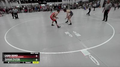 157 lbs Cons. Round 6 - Thomas Fulton, SPAR Wrestling Academy vs Caden Deines, Black Fox Wrestling Academy