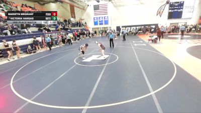 115 lbs 3rd Place Match - Madizyn Megrant, Pekin vs Victoria Vargas, Morton Cicero