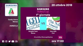 2018 SAUGELLA TEAM MONZA vs CLUB ITALIA CRA