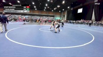 157 lbs Champ. Round 2 - Wyatt Montoya, Del Oro vs Colin Shamp, Skyline