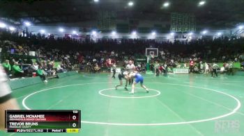 150 lbs Champ. Round 1 - Trevor Bruns, Franklin County vs Gabriel McNamee, Indianapolis Bishop Chatard