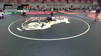 174 lbs Quarterfinal - Christian Gilbert, Carthage College vs Jermaine Butler, Wisconsin-Whitewater