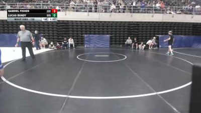 125 lbs Semifinal - Gabriel Fisher, Jersey Shore vs Lucas Bundy, Virginia Beach
