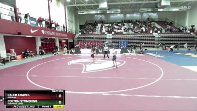 141 lbs Semifinal - Colton Stoneking, Fairmont State vs Caleb Chaves, Gannon