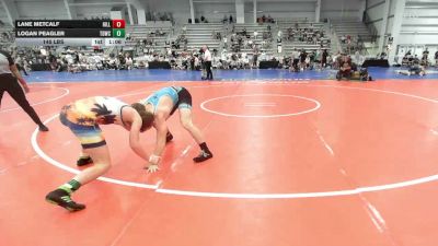 145 lbs Rr Rnd 1 - Lane Metcalf, Hillbilly Hammers - HSB vs Logan Peagler, TDWC Maniacs Grey - HSB