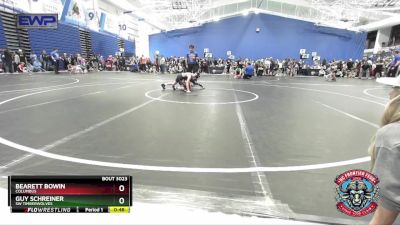 76 lbs Semifinal - Guy Schreiner, SW Timberwolves vs Bearett Bowin, Columbus