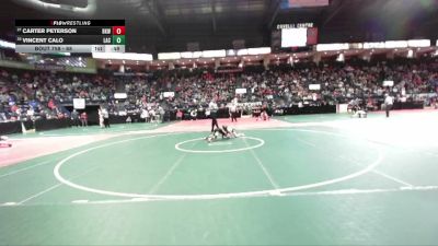 68 lbs Cons. Round 1 - Vincent Calo, LAC3 vs Carter Peterson, BKW1
