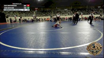 55 lbs Consi Of 4 - Dax Whittington, Duncan Demon Wrestling vs Jake Butchee, Team Worx Wrestling Club