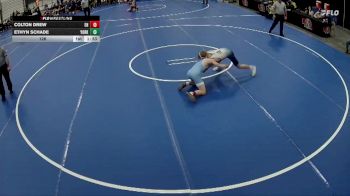 126 lbs Quarterfinals (8 Team) - Ethyn Schade, York vs Colton Drew, Elkhorn North