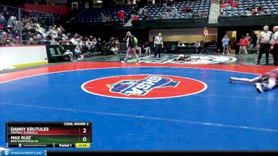 4A-126 lbs Cons. Round 2 - Max Ruiz, New Hampstead HS vs Danny Krutules, Central (Carroll)