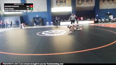 149 lbs Semifinal - Evan Owen, Washington & Lee vs Jackson Rowling, Noke Wrestling RTC