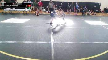 95 lbs Round 1 - Paisley Fischer, Carolina Reapers vs Everett Finn, Grizzlies Wrestling Club