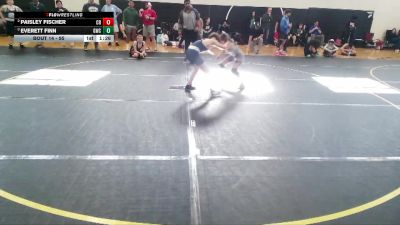 95 lbs Round 1 - Paisley Fischer, Carolina Reapers vs Everett Finn, Grizzlies Wrestling Club