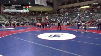 5A 132 lbs Cons. Semi - Jacob Wilson, Sheridan vs Logan Perrone, Little Rock Christian