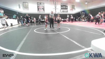 61 lbs Rr Rnd 3 - Jolene Chuculate, HURRICANE WRESTLING ACADEMY vs Hudson Porter, Joplin Youth Wrestling