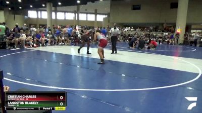 190 lbs Round 2 (6 Team) - Langston Blakely, TNAAU vs Cristian Charles, Patriot WC Red