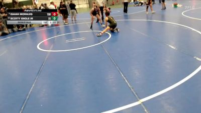 144 lbs Semifinal - Isaiah Morales, The Best Wrestler vs Scotty Engle Jr, Sedgwick County