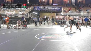 285 1A 3rd Place Match - Nathanael Lovelace, Berkeley Prep School vs Taylor Davenport, Baldwin