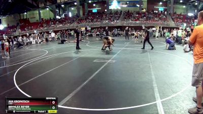 138 lbs Semifinal - Brynlea Beyer, Gretna Youth Wrestling vs Ava Kropatsch, CWO