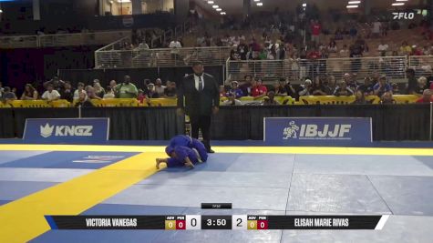 Elisah Marie Rivas vs Victoria Vanegas 2025 Pan Kids Jiu-Jitsu IBJJF Championship