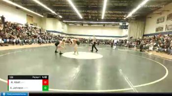 138 lbs Semifinal - Kaiden Abell, Dayton vs Austin Johnson, Willamina/Falls City