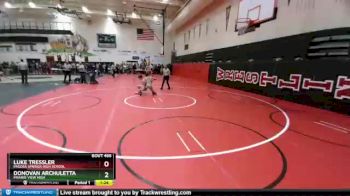 126 Boys Semifinal - Luke Tressler, Pagosa Springs High School vs Donovan Archuletta, Prairie View High