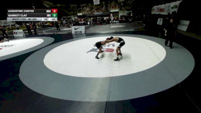 96 lbs Champ. Rd Of 32 - Garrett Clay, 951 Wrestling Club vs Augustine Cortes, Madera Wrestling Club