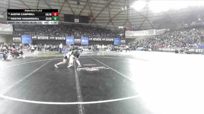 Boys 1B/2B 175 Champ. Round 1 - Austin Campbell, Colfax vs Tristan Vanarsdall, Selkirk
