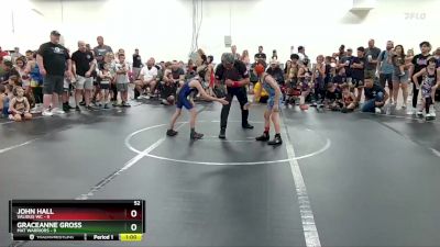 52 lbs Round 1 (4 Team) - John Hall, Validus WC vs Graceanne Gross, Mat Warriors