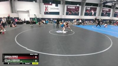 113 lbs Cons. Round 3 - Joshua Perez, Rock Wrestling Club vs Ethan Cordova, Spring Klein Wrestling Club