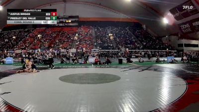 6A 120 lbs Cons. Round 2 - Presley Del Valle, Kuna vs Justus Briggs, Meridian