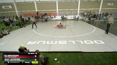 82 lbs 1st Place Match - Eli Armstrong, East Idaho Elite WC vs Ricky Almaguer, Victory Wrestling-Central WA