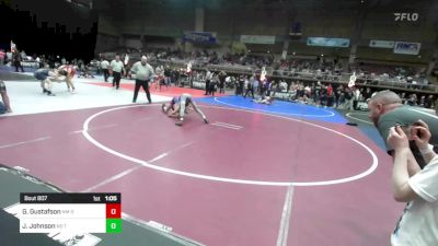 102 lbs Quarterfinal - Gabriel Gustafson, NM Outlawz vs Jd Johnson, No Team