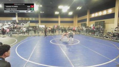 106 lbs Semifinal - Isaiah Flores, Pounders WC vs Cade Ruckle, Gold Rush Wrestling