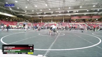 110 lbs Cons. Round 4 - Jace Moyano, Westy Futures vs Brady Rosenhamer, Wichita Blue Knights