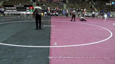 6A 113 lbs 3rd Place Match - Cal-el White, Saraland vs London Ford, Spain Park HS