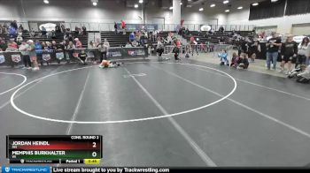 77 lbs Cons. Round 2 - Jordan Heindl, MN vs Memphis Burkhalter, WI