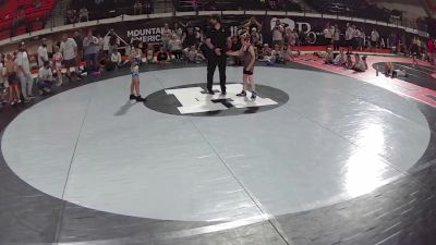 65 lbs Luke Wolfley, Idaho 1 12U Boys vs Francisco Urrea-munoz, Oregon 2 12U Boys