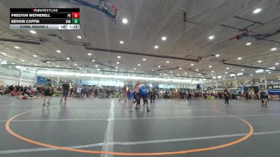 132 lbs Cons. Round 3 - Preston Wetherell, Unattached vs Devion Coffin, Unattached